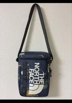 ショルダーバッグ ネイビー　ノースフェイス　キャンプ　柄　ヒューズボックスポーチ