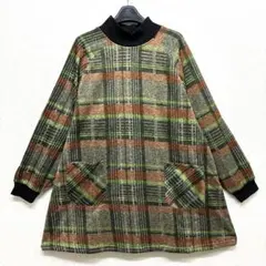 【新品未使用】Vivre sa Vie あったか裏起毛　襟リブ　袖リブ　スモック