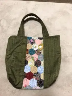 ハンドメイド　トートバッグ