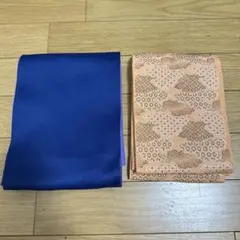 495 半幅帯2枚セット　アンティーク　名古屋帯　袋帯　ヴィンテージ　お買い得のサムネイル