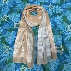 オレンジ色ショール