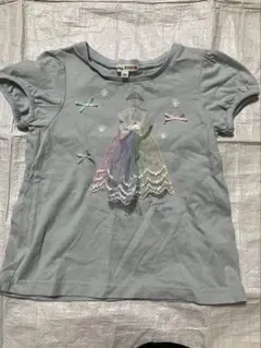 any FAM 水色 ドレスTシャツ 110