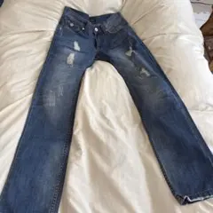 DOLCE&GABBANA デニムパンツ ダメージ加工