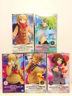 僕のヒーローアカデミア　お茶子・ヒミコ・透　フィギュア5体セット