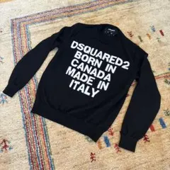DSQUARED2 ブラック セーター