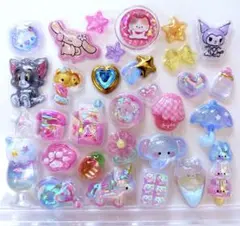 ボンボンドロップシール　ウォーターシール　おはじきシール　など * 30枚