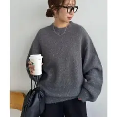 Discoat もこもこニット　グレー　【1回のみ使用】