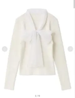 SNIDEL ボウタイニットプルオーバー