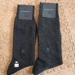 BURBERRY ダークグレー ソックス 27〜28cm