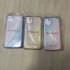 iPhone 11 pro ケース カバー スマホケース 3個セット jjjj