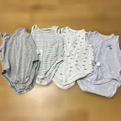ベビー肌着 ロンパース4着