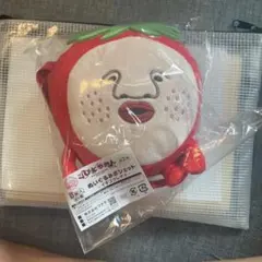 こびとづかん ぬいぐるみポシェット イチゴクレナイ