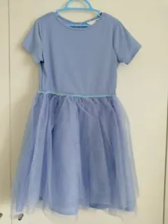 H&M　エイチアンドエム　チュールワンピース　ドレス　6-8ｙ　水色