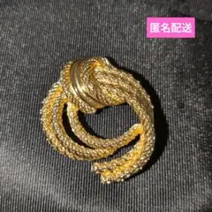 Christian Dior ロープモチーフ ゴールド ブローチのサムネイル