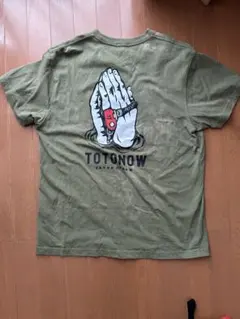 TOTONOW Tシャツ　Lサイズ　オリーブ