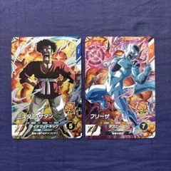 ドラゴンボールスーパーダイバーズSDV4- PUR6 フリーザ　PUR5 サタン