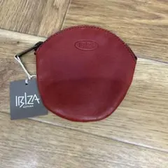 新品タグ付き　IBIZA イビザ ミニポーチ　小銭入れ　本革　レザー　ブラウン