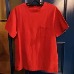 SATURDAYS レッド ポケットTシャツ M