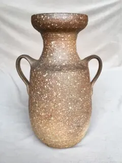 陶芸　茶道具 花入れ 置用 信楽焼き 耳付壺