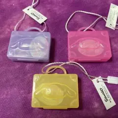 サンリオ　シナモロール　シナモン　シール入りバッグ　ストラップ