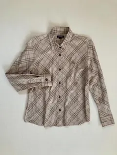 BURBERRY LONDON バイアスチェック ストレッチシャツ L【極美品】のサムネイル