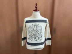 JC de CASTELBAJAC ハイネック ニット 刺繍