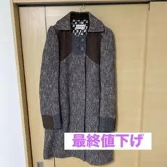 ツモリチサト　ロングコート　レディース　ブラウンのサムネイル