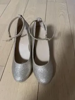 ゴールドラメパンプス23センチ