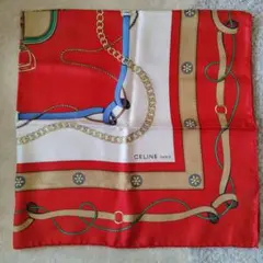 CELINE セリーヌ ヴィンテージ シルク スカーフ