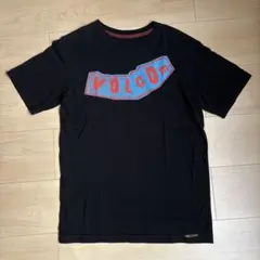 ぶ*分様 Volcom ブラックTシャツ ロゴTシャツLサイズ 古着 y2k