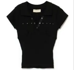 andmary Lindsay logo tops black