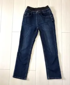 ジーンズ ボトムス　150cm 裏起毛　伸縮ストレッチ素材