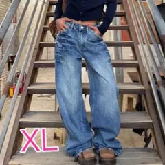 ストレートレッグデニムXL
