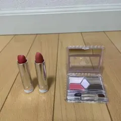 使いかけ　リップ　アイシャドウ　メイク