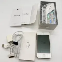 【美品・外箱・付属品付】iPhone 4 White 32GBのサムネイル