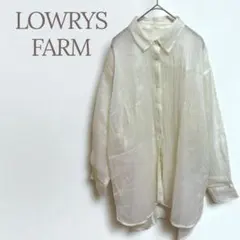 ★ローリーズファーム★シースルーブラウス ゆったり きれいめ 上品