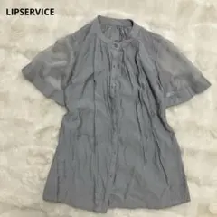 袖フリルブラウス 半袖