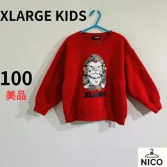 XLARGE KIDS エクストララージキッズ スウェット 100cm 車 赤