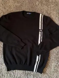 Jリンドバーグゴルフメンズブラック セーター Lサイズ