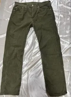 Levi's 505 コーデュロイパンツ W34 L32 オリーブ