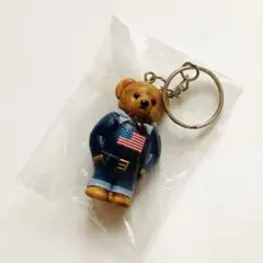 ラルフローレン　ポロベア　キーホルダー　ノベルティーグッズ　新品未使用　紺色