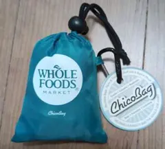 ホールフーズ☆エコバッグ アクア