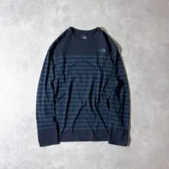 00s archive THE NORTH FACE ボーダー ロンT y2k