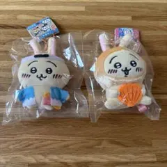 京都限定　三重限定 ちいかわ　うさぎ 新撰組 真珠 ぬいぐるみキーチェーン