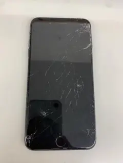 iPhone 7Plusブラック　画面ひび割れ