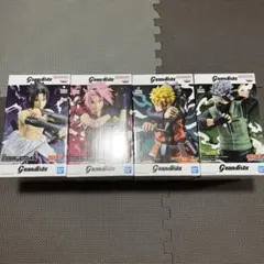 NARUTO ナルト　grandista サスケ　サクラ　ナルト　カカシ　4種