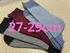 大きいサイズ！新品　タビオ　靴下屋　メンズ　ソックス　靴下　3足　２７－２９のサムネイル