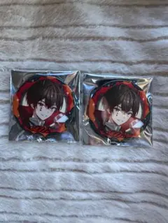 あっとくん 缶バッジ 2点