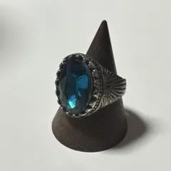 Old Silver ブルーサファイアリング 24-25号