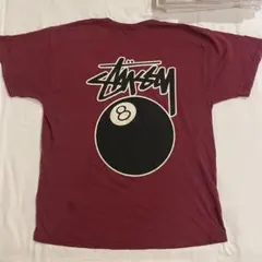 【USA製】OLD Stussy 8ボール XL ボルド 古着